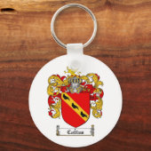 PORTE-CLÉS COLLINS FAMILLE CREST - COLLINS COAT OF ARMS (Recto)