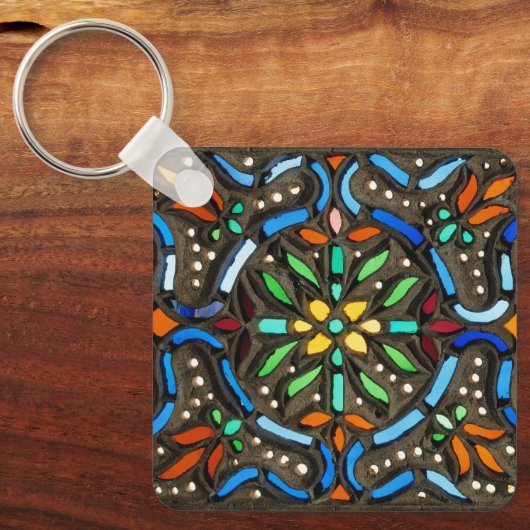 Porte-clés Collorful Ottoman pattern (Recto)