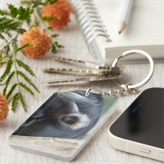 Porte-clés Colobus polykomos (Devant droit)