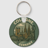 Porte-clés Cologne Germany City Art (Verso)