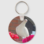 Porte-clés Colombe blanche (Recto)