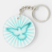 Porte-clés Colombe de paix (Dos)