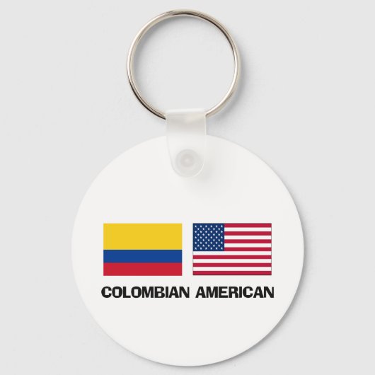Porte-clés Colombien Américain (Recto)