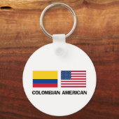 Porte-clés Colombien Américain (Recto)