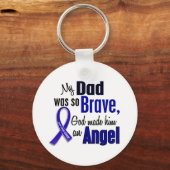 Porte-clés Colon Cancer ANGEL 1 Papa (Recto)
