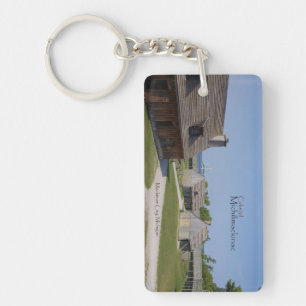 Porte-clés Colonial Michilmackinac acrylique double face