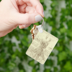 Porte-clés Colonne de colonne vertébrale de l'anatomie humain