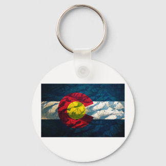 Porte-clés Colorado flag Rock Mountains