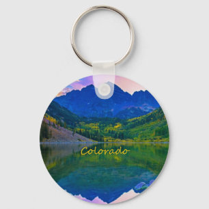 Porte-clés Colorado Rocky Mountains et le Lac