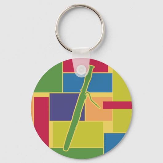 Porte-clés Colorblocks Basson (Recto)