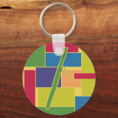 Porte-clés Colorblocks Basson (Recto)