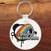 Porte-clés coloré. (Recto)