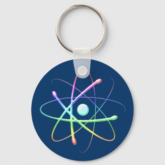 Porte-clés Colorful Atom (008) - keychain (Recto)