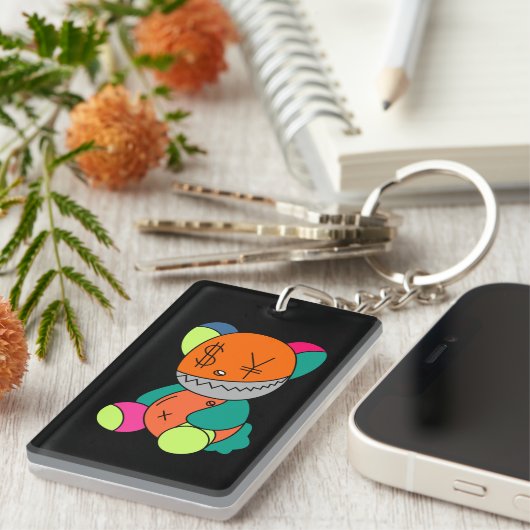 Porte-clés Colorful bear (Devant droit)