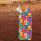 Porte-clés Colorful cats (Recto)