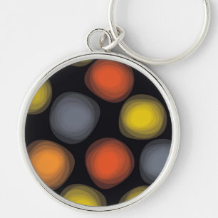 Porte-clés Colorful, cool, modern, trendy flower abstraction