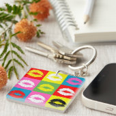 Porte-clés Colorful lips (Devant Droit)