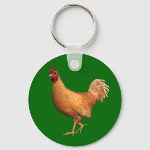 Porte-clés Colorful Orange Rooster