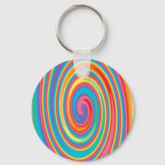 Porte-clés Colorful pinwheel design (Recto)