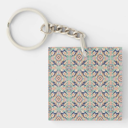 Porte-clés Colorful Tile Design (Devant)