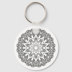 Porte-clés Coloriez Votre Propre MANDALA - Livre de Coloriage