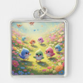 Porte-clés Colourful Chicks Keyring (Devant)
