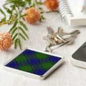 Porte-clés Colquhoun tartan bleu vert plaid (Côté)