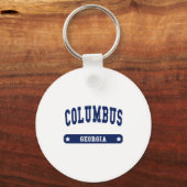 Porte-clés Columbus Georgia College Style tee - shirt (Recto)