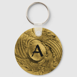 PORTE-CLÉS COMBAT DE GRYPHONS MONOGRAMME