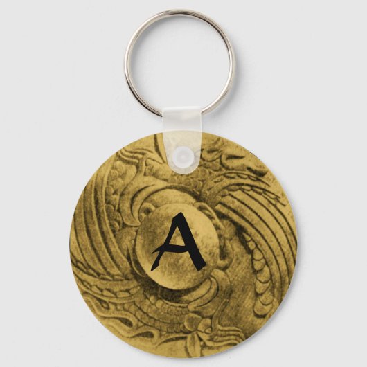 PORTE-CLÉS COMBAT DE GRYPHONS MONOGRAMME (Recto)