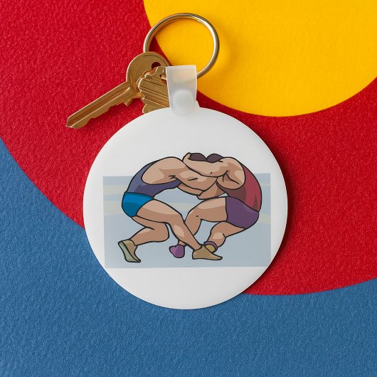 Porte-clés Combat de lutte