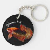 Porte-clés Combattant Betta Orange (Dos)