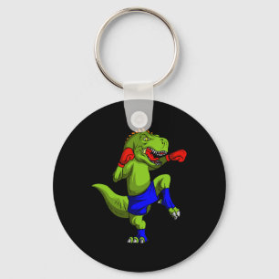 Porte-clés Combattant de Muay Thai Mma T-rex Comt d'arts mart