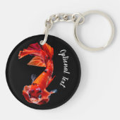Porte-clés Combattant Koi Orange Betta (Dos)