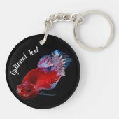 Porte-clés Combattant rouge Betta (Dos)