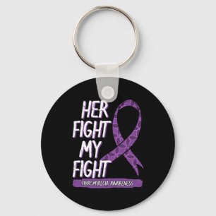 Porte-clés Combattre est mon combat Fibromyalgie saine Diet C
