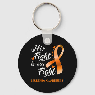 Porte-clés Combattre est notre combat Leukemia Sensibilisatio