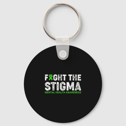 Porte-clés Combattre la stigmatisation guerrier de la sensibi (Recto)