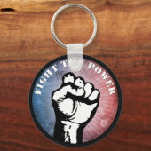 Porte-clés Combattre le pouvoir (Recto)