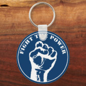 Porte-clés Combattre le pouvoir (Recto)