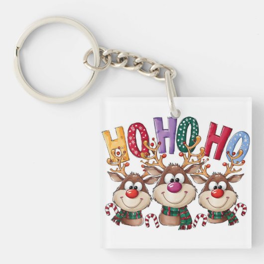 Porte-clés Combinaison de Noël pour bébé (Devant)