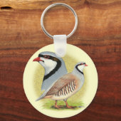 Porte-clés Combo de perdrix de Chukar (Recto)