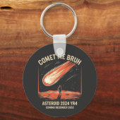 Porte-clés Comet Me Bruh Funny ASTEROID 2024 YR4 (Recto)