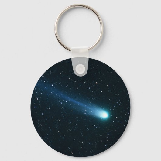 Porte-clés Comète dans le ciel nocturne (Recto)