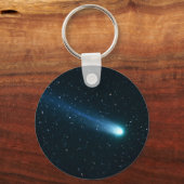 Porte-clés Comète dans le ciel nocturne (Recto)