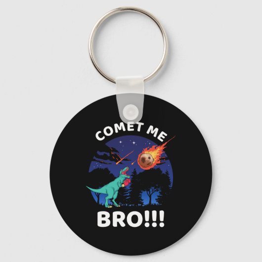 Porte-clés Comète Moi Frère Drôle Boxe T Rex Dinosaure Pun Ex (Recto)