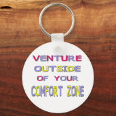 Porte-clés Comfort Zone (White) Keychain (Recto)