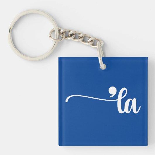 Porte-clés Comma La | Kamala Harris Blue (Devant)