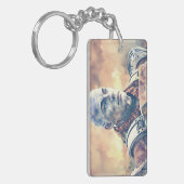 Porte-clés Commandant en Porte - clé aquarelle (Devant gauche)