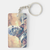 Porte-clés Commandant en Porte - clé aquarelle (Dos)